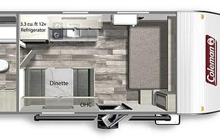2023 - Memory Foam Queen Bed + 2 Single Bunks