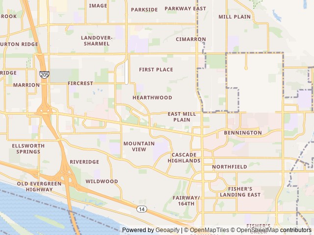 Map for 2016 Coachmen RV Pursuit 30 FW near Vancouver, WA
