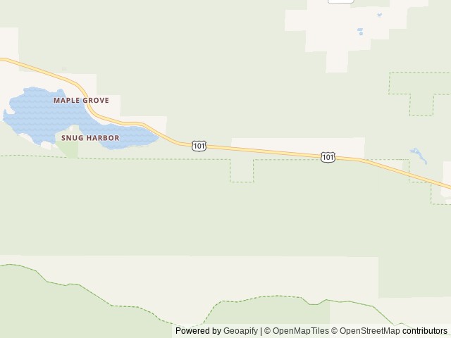 Map of Wander Camp Olympic location at Port Angeles, WA, United States