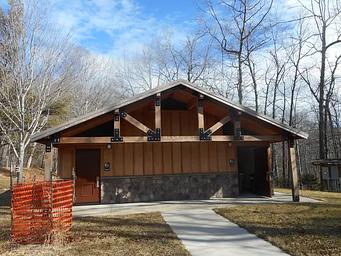 Group camp bathhouse