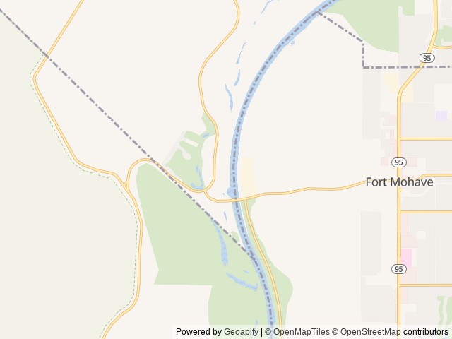 Map of Laughlin / Avi Casino KOA Journey location at Laughlin, NV, United States