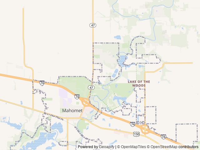 Map for SOLD Not Available near Mahomet, IL