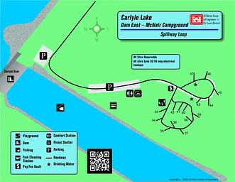 East Spillway Loop Map