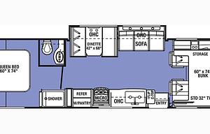 2018 Forest River RV Sunseeker LE 3250DSLE Ford