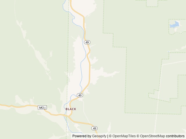Map for Cobb Camp Co. near Black, MO
