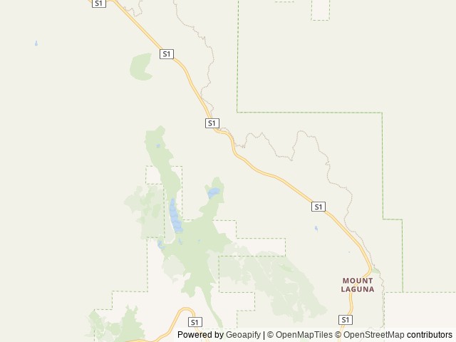 Map of Alter Experiences (Glamping in Mt Laguna & Lake Cuyamaca) location at Julian, CA, United States
