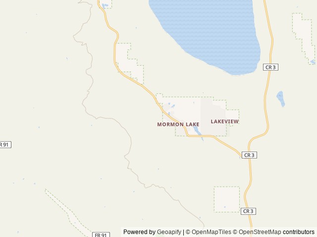 Map of Mormon Lake Lodge location at Mormon Lake, AZ, United States