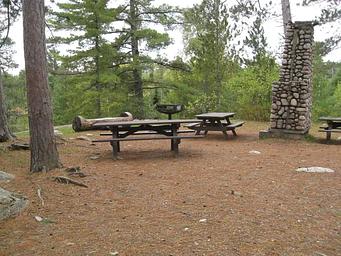 Picture of picnic tables.