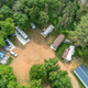 Arial view of a seasonal RV site.