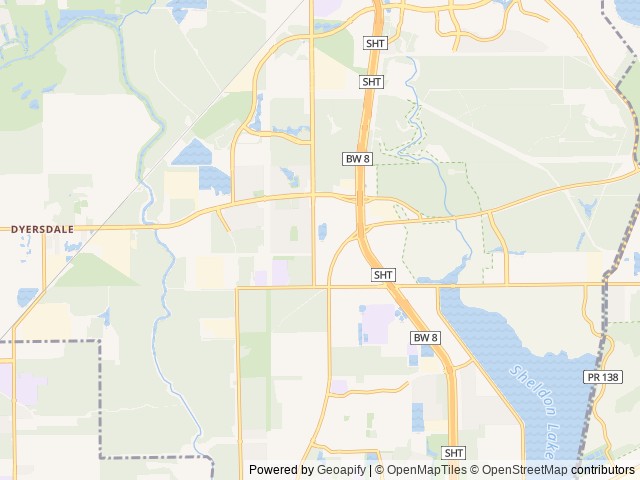 Map of Eastlake RV Resort location at Houston, TX, United States