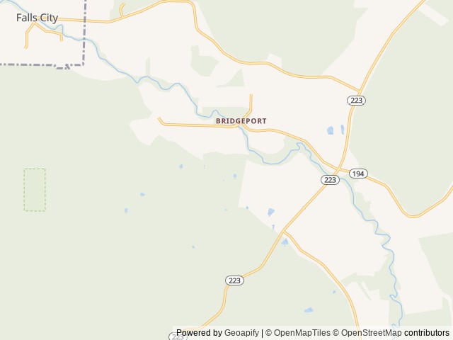 Map of Turning Earth Farms location at Dallas, OR, United States