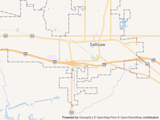 Map for Brookie's Camper! near Sallisaw, OK