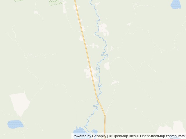 Map of Happy Horseshoe Campground location at Lexington, ME, United States
