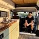 Off grid campervan with TV & ROOFTOP DECK