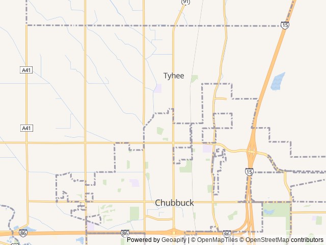 Map for Dutchmen RV Coleman Lantern Series 274BH near Pocatello, UT