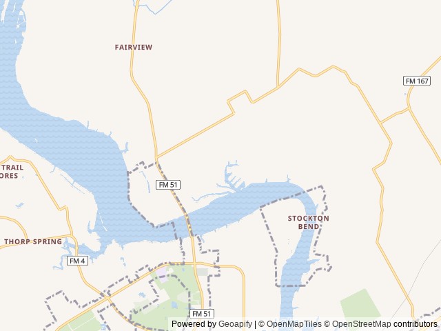 Map for Goldie the 2023 Imagine Aim by Grand Design near Granbury, TX