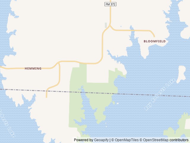 Map of Quail Valley RV Park location at Valley View, TX, United States