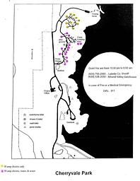 Cherryvale Campground Amenities Map