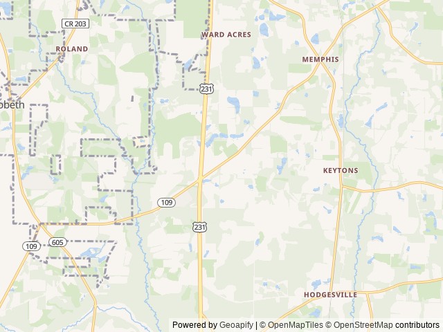 Map of Summer Breeze location at Dothan, AL, United States