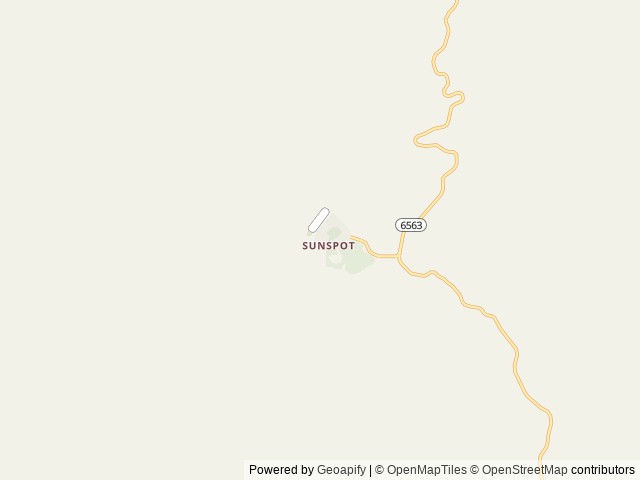 Map of Slide Group Area location at Cloudcroft, NM, United States