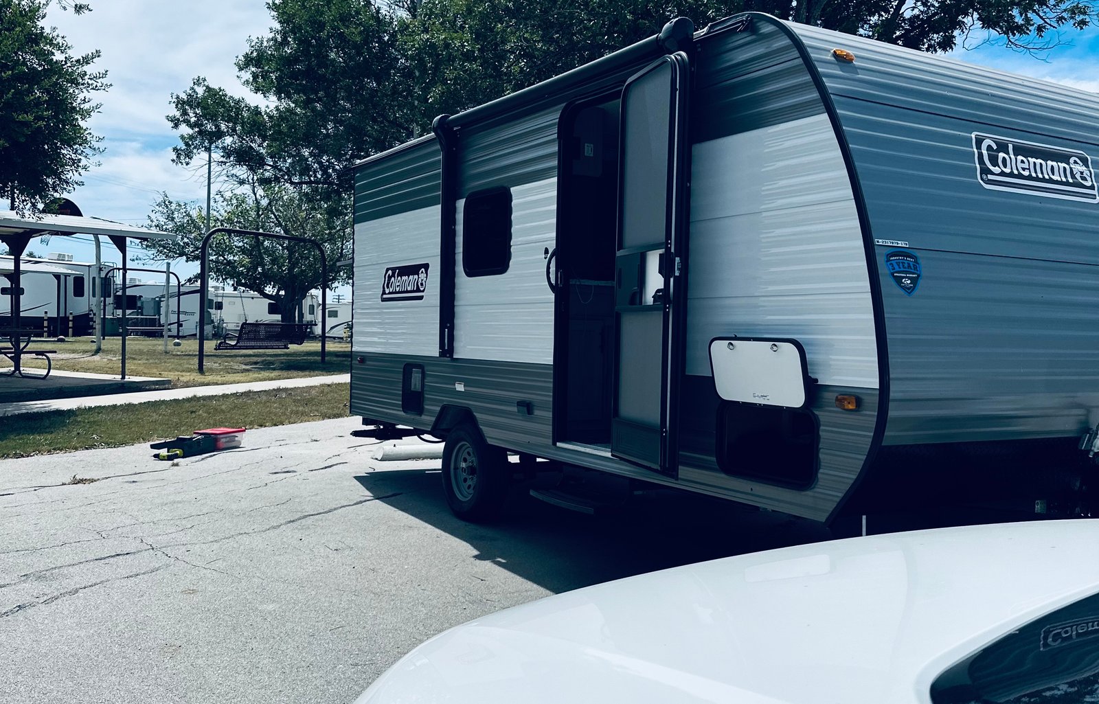 Enjoy some family time in this camper!
