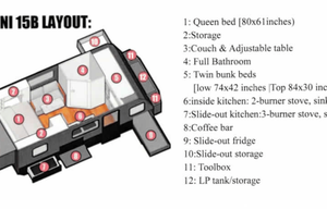 Unique Family Camper | ORC Houdini 15B | Sleeps 4