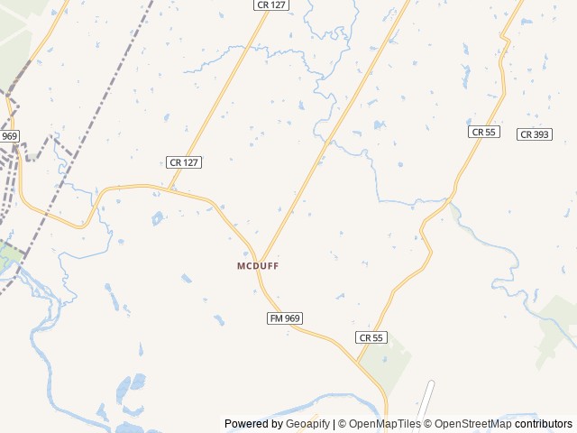 Map of Green Acres location at Elgin, TX, United States