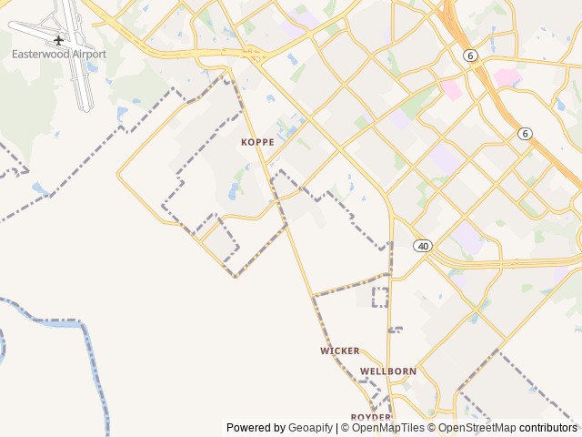 Map of COLLEGE STATION COMMUNITY location at College Station, TX, United States