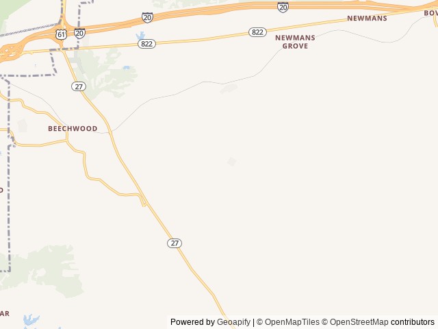 Map for Unbound Adventure's - Bruce the Moose near Vicksburg, MS