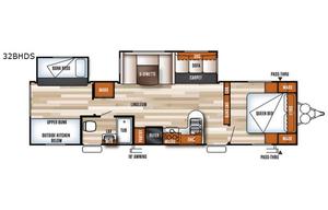 2017 Forest River RV Salem 32BHDS