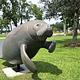 Manatee Statue in front of Visitor Center