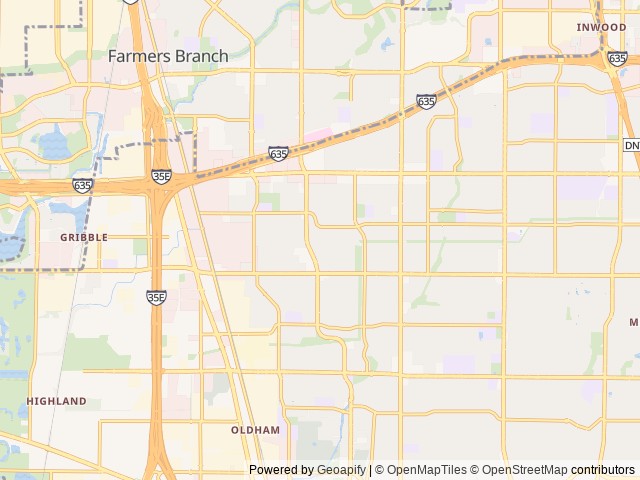 Map for Family Wolf Den! near Dallas, TX