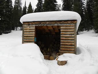 Firewood Shed (situated next to Beaver Creek Cabin)