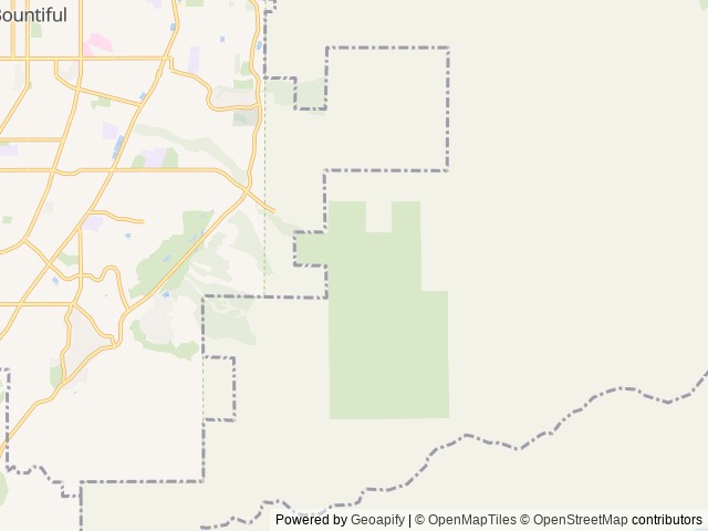 Map of Mueller Park Group Picnic location at Bountiful, UT, United States