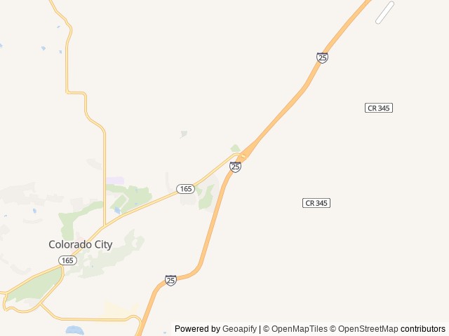 Map of Pueblo South / Colorado City KOA Holiday location at Pueblo, CO, United States