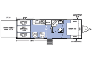 2018 Forest River RV XLR Boost 27QB Bumper Pull