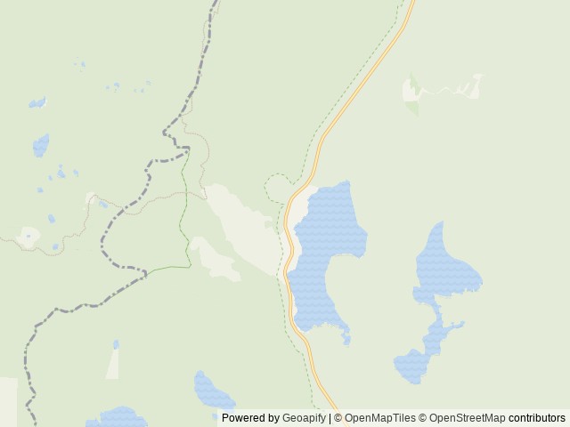 Map of Elk Lake Campground location at Bend, OR, United States