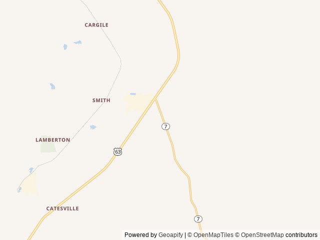 Map for 2018 Thor Motor Coach Windsport 34J near El Dorado, LA