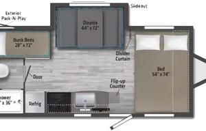 2022 Winnebago Micro Minnie 2100BH Bunks