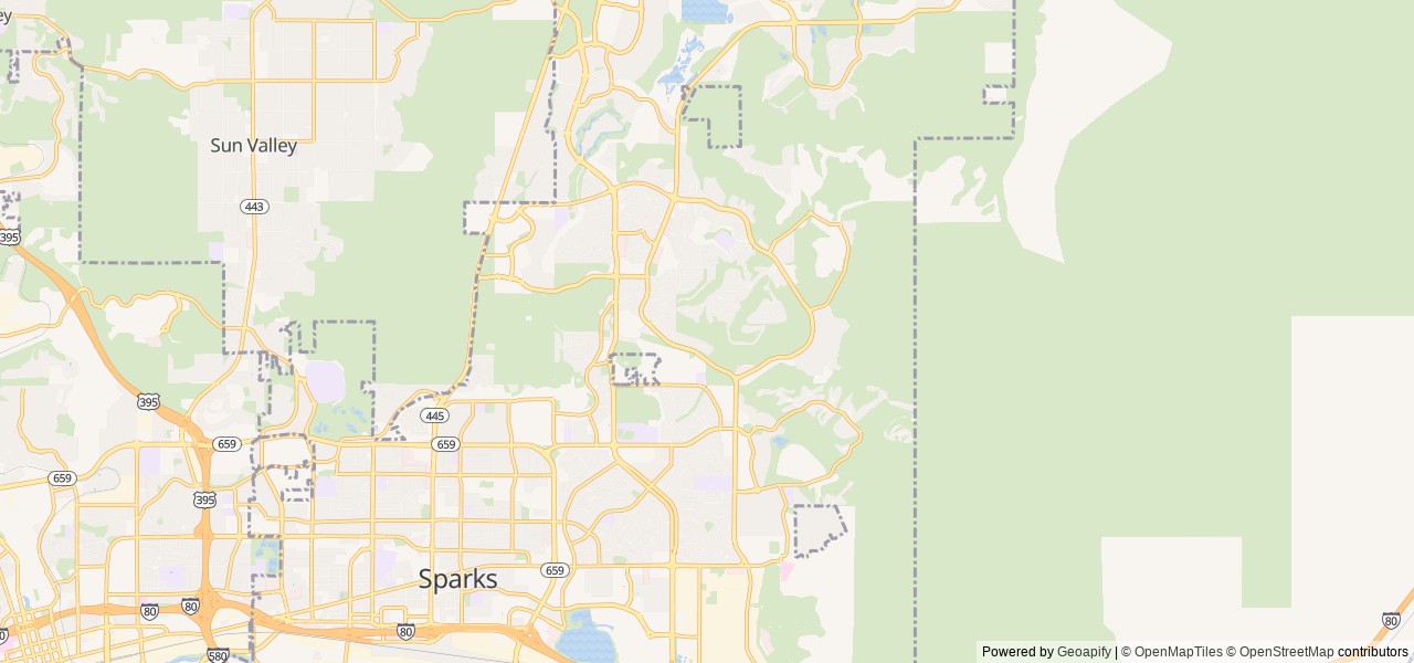 Map for 2020 Forest River RV Rockwood Mini Lite 2507S near Sparks, NV