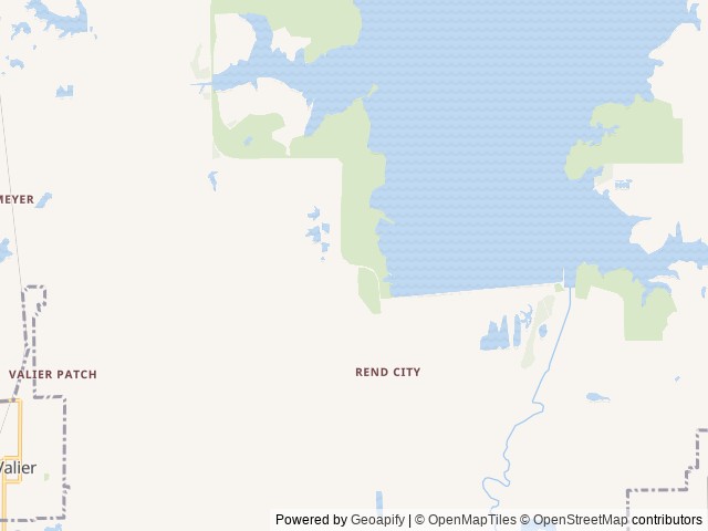 Map of Dam West Area (Day-use) location at Benton, IL, United States