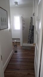 Bathroom entrance and shower