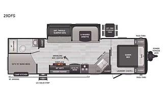 2022 Keystone Hideout 29 DFS