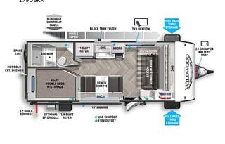 2021 Forest River RV Wildwood FSX 179DBKX