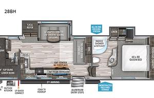 2020 Reflection 28BH RV rental photo 2