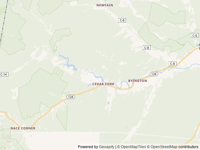 Map of Long's Retreat Family Resort location at Bainbridge, OH, United States