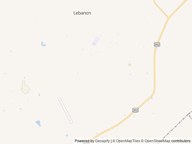 Map of Nadeau’s Nest location at Lebanon, ME, United States