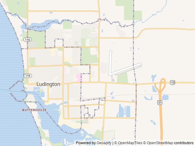 Map for Adventure Delivered: Fully Equipped 2024 Camper near Ludington, WI