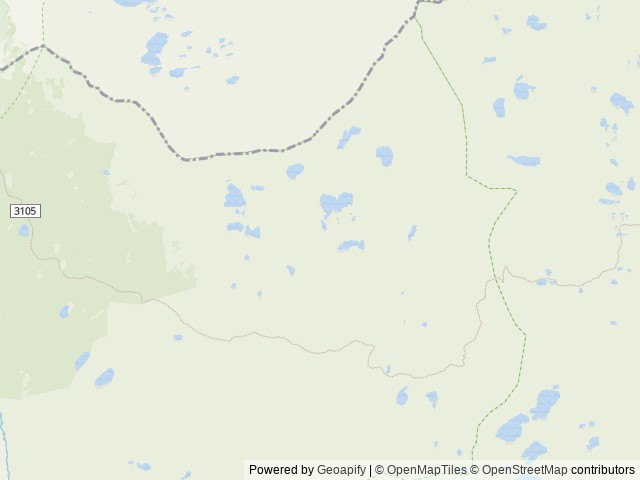 Map of Outdoors Elevated location at Uinta Mountains, UT, United States