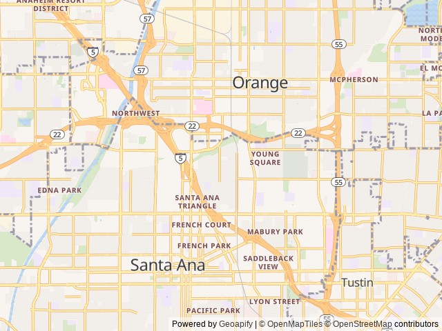 Map for 2022 Grand Design Imagine XLS 21BHE near Santa Ana, CA